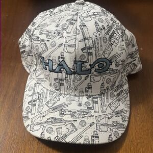 Halo 3 AOP Hat Cap Promo Ultra RARE 2009 Microsoft XBOX 360 Master Chief Bungie